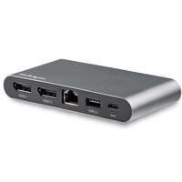 StarTech.com USB-C Dock - Dual Monitor USB-C Multiport Adapter - 2 x 4K DisplayPort - 100W