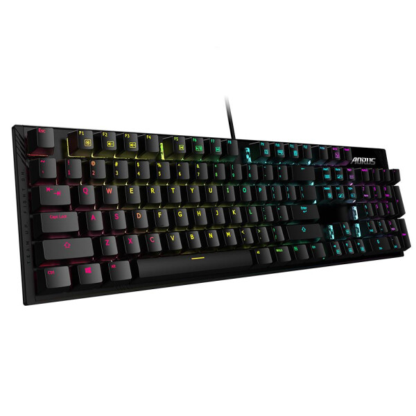 Gigabyte AORUS K1 - Standard - USB - Mechanischer Switch - QWERTY - RGB-LED - Schwarz