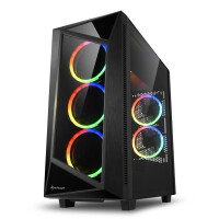 Sharkoon REV200 - Midi Tower - PC - Schwarz - ATX - micro...