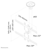 Neomounts by Newstar Flachbild Deckenhalterung - 35 kg -...