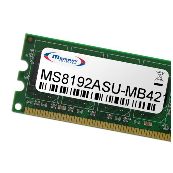 Memorysolution 8GB ASUS P10S WS, P10S-X, P10S-C series