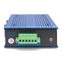 DIGITUS - DN-651135 - Indust. PoE Swtich 4xGB 1xSFP