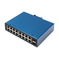 DIGITUS - DN-651138 - Indust. PoE Swtich 16xGB 2xSFP