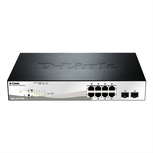 D-Link Switch DGS-1210-10P E DGS121010P DGS-1210-10P/E - Switch - Glasfaser (LWL)