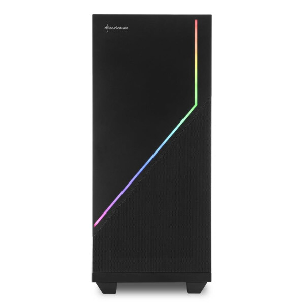 Sharkoon RGB FLOW - Midi Tower - PC - Schwarz - ATX - micro ATX - Mini-ITX - Multi - 16,5 cm