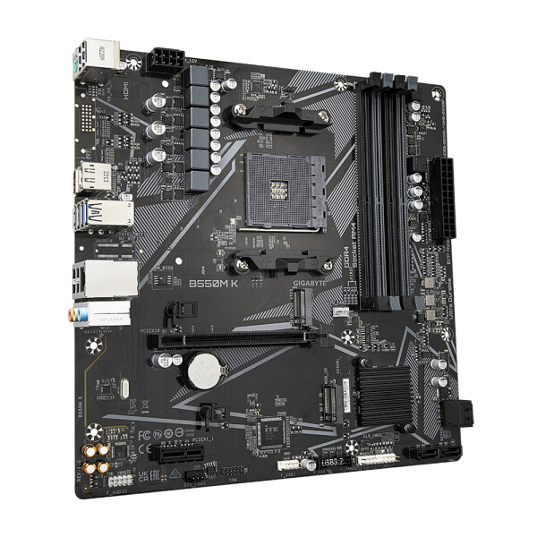 Gigabyte GiBy B550M K B550 - Mainboard - AMD Sockel AM4 (Ryzen)