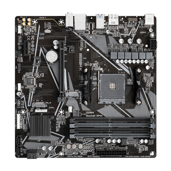 Gigabyte GiBy B550M K B550 - Mainboard - AMD Sockel AM4 (Ryzen)