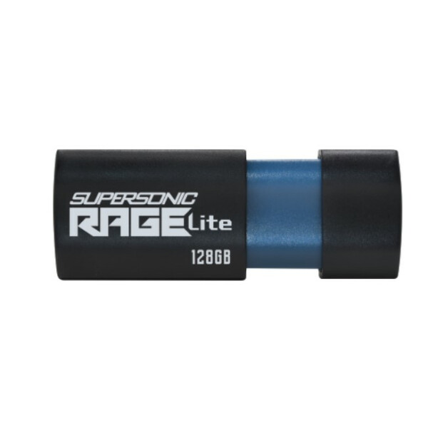 PATRIOT PEF128GRLB32USUPERSONIC RAGE LITE, RAGE LITE 128GB USB 3.2GEN 1, 128GB