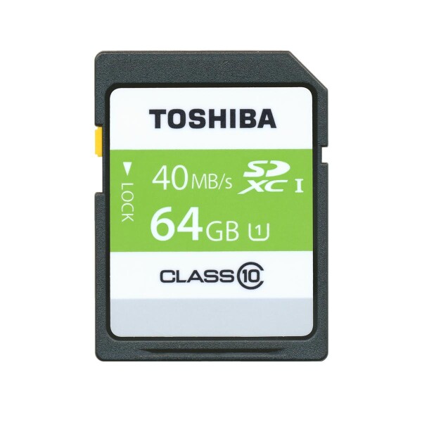 Toshiba SDXC UHS1 - 64GB - 64 GB - SDXC - Klasse 10 - 40 MB/s