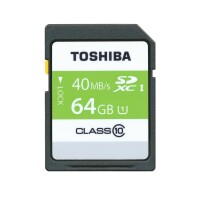 Toshiba SDXC UHS1 - 64GB - 64 GB - SDXC - Klasse 10 - 40...
