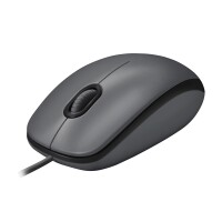 Logitech M100 - Beidhändig - Optisch - USB Typ-A -...