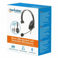 IC Intracom Mono USB-Headset links rechts tragbar 2m...