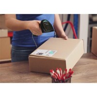 Datalogic QD2220 - Tragbares Barcodelesegerät - 1D - Laser - Kabelgebunden - Schwarz