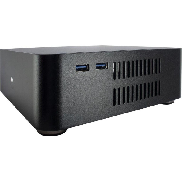 Inter-Tech ITX A60 - Mini Tower - PC - Aluminium - Schwarz - ITX - 4 cm