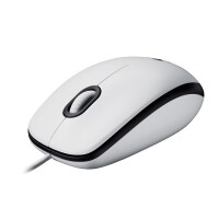 Logitech M100 - Beidhändig - Optisch - USB Typ-A -...
