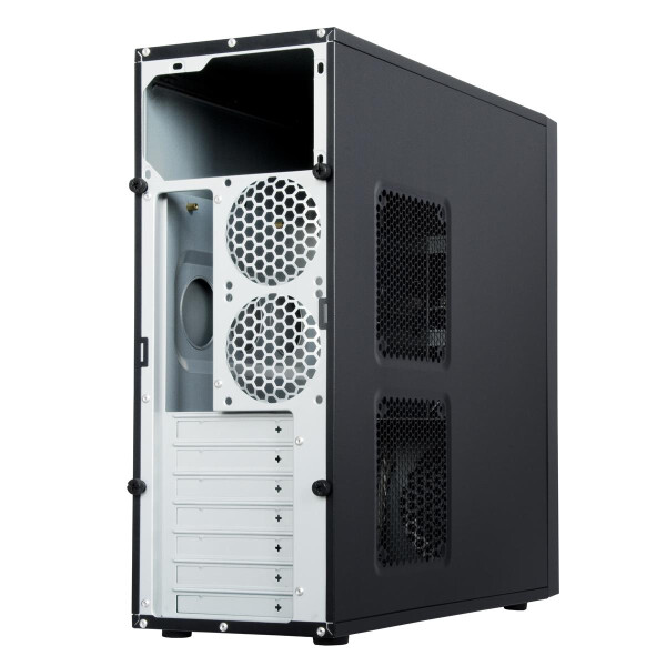 Chieftec CQ-01B-U3-OP - Midi Tower - PC - Schwarz - ATX - micro ATX - Heimbüro - Oben