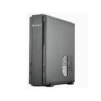 SilverStone ML07 - HTPC - PC - Kunststoff - Stahl - Schwarz - Mini-DTX,Mini-ITX - Boden