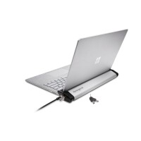 Kensington Laptop-Locking Station 2.0 mit MicroSaver 2.0 - Kensington - Rundkeil - Aluminium - Silber