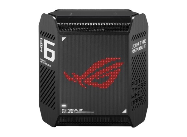 ASUS ROG Rapture GT6 AX10000 AiMesh 1 Pack - Schwarz - Intern - Mesh-Router - Leistung - 538,8 m² - Tri-Band (2,4 GHz / 5 GHz / 5 GHz)
