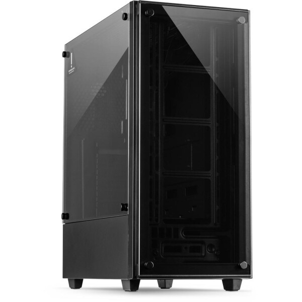 Inter-Tech C-303 Mirror - Full-Tower - PC - Metall - Gehärtetes Glas - Schwarz - ATX,ITX,Micro ATX - 15,5 cm