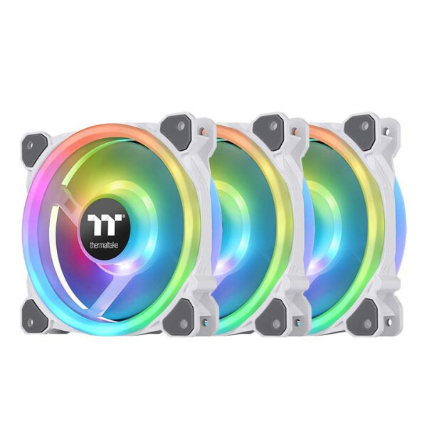 Thermaltake TT Riing Trio 12 RGB Radi. wh 120x120x25| CL-F126-PL12SW-A