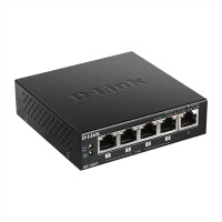 D-Link DGS-1005P - Unmanaged - L2 - Gigabit Ethernet (10/100/1000) - Vollduplex - Power over Ethernet (PoE) - Wandmontage