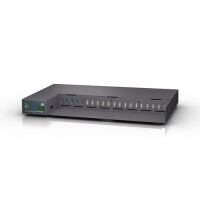 SEH dongleserver ProMAX - Schwarz - Blau - Ethernet-LAN - IEEE 802.1Q - IEEE 802.3 - IEEE 802.3ab - IEEE 802.3u - 10,100,1000 Mbit/s - 802.1x RADIUS - EAP-FAST - EAP-MD5 - EAP-TLS - EAP-TTLS - HTTPS - PEAP - SSL/TLS - TLS - 10BASE-T - 100BASE-TX - 1000BAS