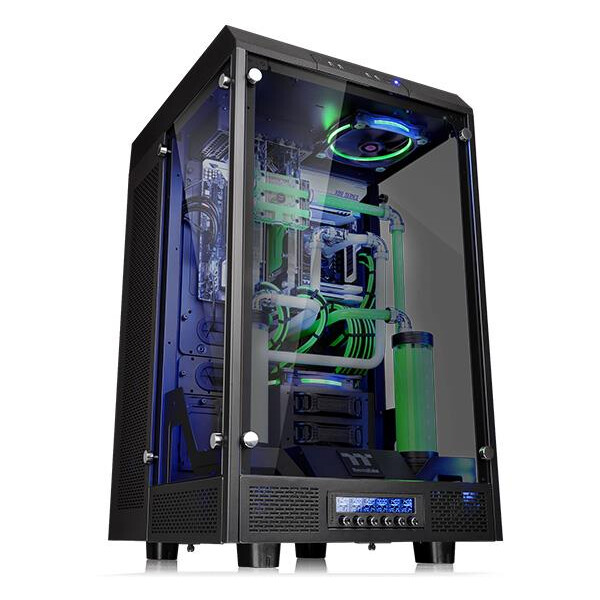 Thermaltake The Tower 900 - Full Tower - PC - SGCC - Gehärtetes Glas - Schwarz - ATX - EATX - micro ATX - Mini-ITX - Heimbüro