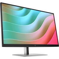 HP E-Series E27k G5 4K USB-C-Monitor - 68,6 cm (27") - 3840 x 2160 Pixel - 4K Ultra HD - LCD - 5 ms - Schwarz - Silber