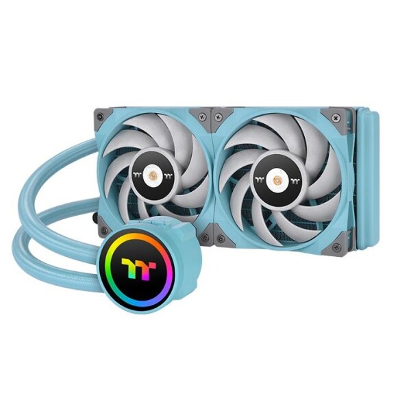 Thermaltake CL-W319-PL12TQ-A - All-in-One-Flüssigkeitskühler - 12 cm - 500 RPM - 2000 RPM - 22,3 Sone - Türkis