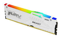 Kingston FURY Beast 32 GB 5600 MT/s DDR5 CL36 DIMM White RGB EXPO - 32 GB - 1 x 32 GB - DDR5 - 288-pin DIMM