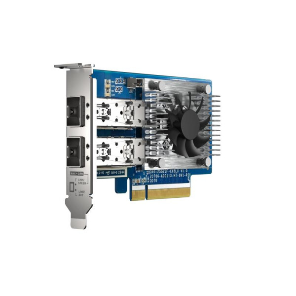 QNAP QXG-25G2SF-CX6 - Eingebaut - Kabelgebunden - PCI Express - Faser - 25000 Mbit/s