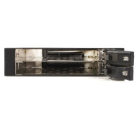 StarTech.com 2-Bay SATA Hot Swap Wechselrahmenohne Schublade für 2,5 Zoll Festplatten - 2x 2,5 Zoll Festplatten Backplane - 8,89 cm (3.5") - Frontblende - Schwarz - 2.5" - SATA - Serial ATA II - Serial ATA III - Aluminium