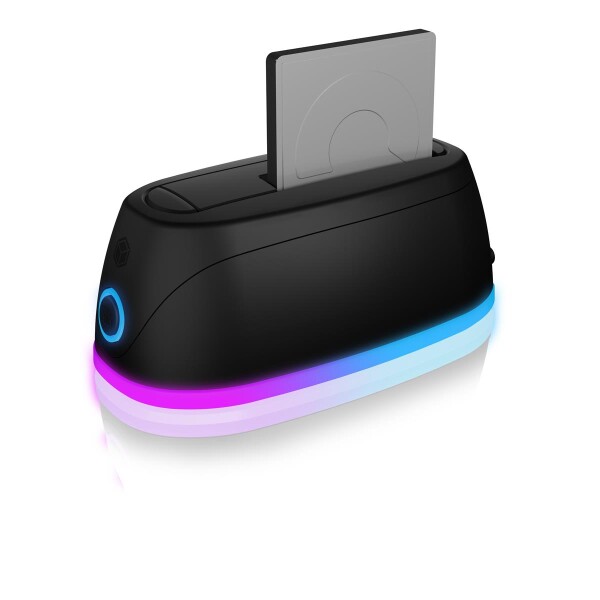 ICY BOX IB-1124L-C3 - HDD - SSD - SATA - Serial ATA II - Serial ATA III - 2.5,3.5" - USB 3.2 Gen 1 (3.1 Gen 1) Type-B - 5 Gbit/s - Schwarz