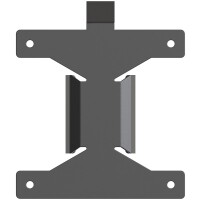 Iiyama Hochwertige Halterung zur Montage eines Mini-PCs oder Thin Clients PCs - Schelle - Schwarz - Metall - 100 x 100 mm - 1 Stück(e)