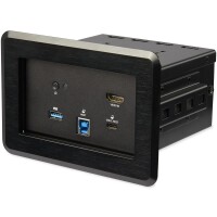 StarTech.com Dockingstation für Konferenzräume - Universelles Laptop Dock - 4K HDMI, 60W P