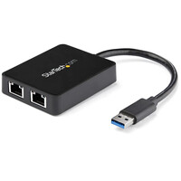 StarTech.com USB 3.0 auf Dual Port Gigabit Ethernet...