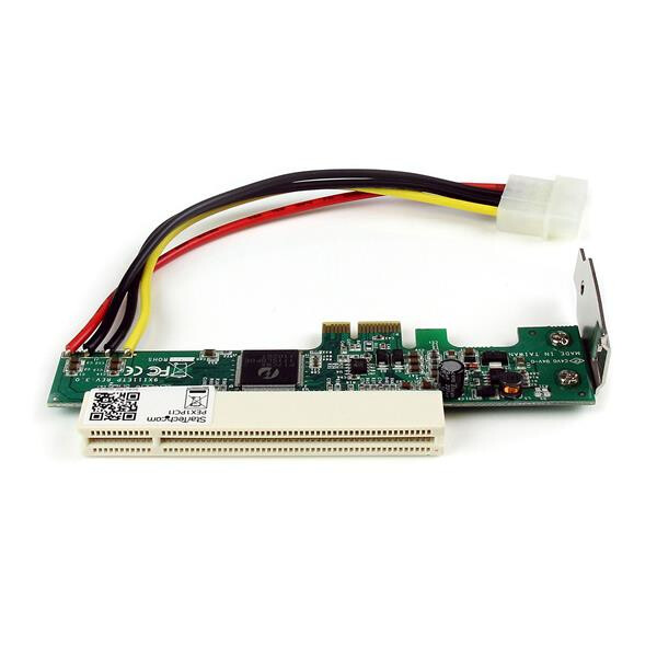 StarTech.com PCI Express Schnittstellenkarte für PCI Low Profile Adapter Karte - PCIe - PCI 32-bit - Rot - CE - FC - ROHS - PERICOM PI7C9X110BNBE - 0 - 85 °C