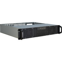 Inter-Tech 2U-20240 - Rack - Server - Schwarz - ATX - micro ATX - Mini-ATX - Stahl - HDD - Netzwerk - Leistung