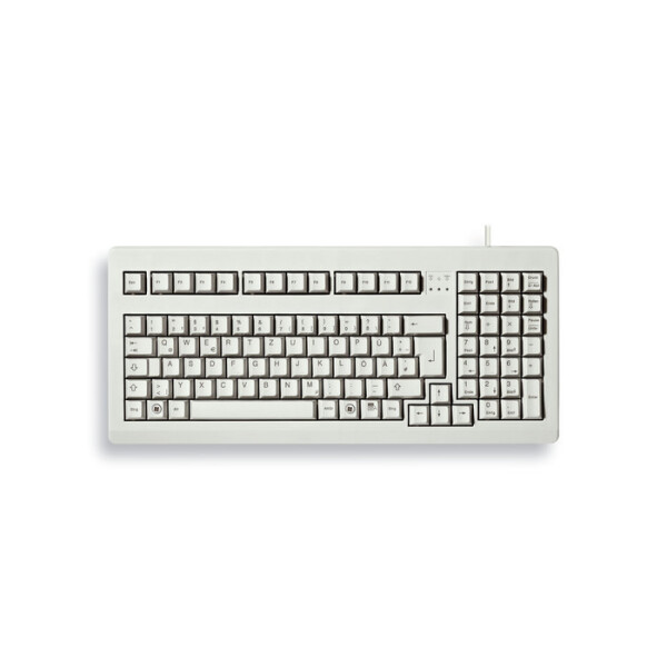 Cherry Classic Line G80-1800 - Tastatur - Laser - 105 Tasten QWERTY - Grau