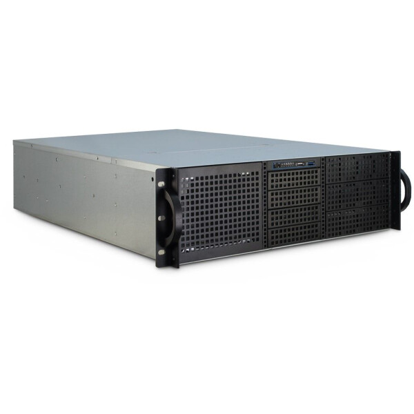 Inter-Tech 3U-30255 - Rack - Server - Schwarz - Edelstahl - ATX - CEB - micro ATX - Mini-ATX - Mini-ITX - Stahl - 3U