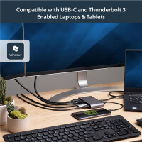 StarTech.com USB-C-Dock - 4K HDMI Display mit dual Monitoren - Mini-Laptop-Dockingstation