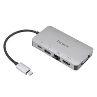 Targus DOCK419 - Kabelgebunden - USB 3.2 Gen 1 (3.1 Gen 1) Type-C - 100 W - 10,100,1000 Mbit/s - 10BASE-T - 100BASE-TX - 1000BASE-T - IEEE 802.3 - IEEE 802.3ab - IEEE 802.3u