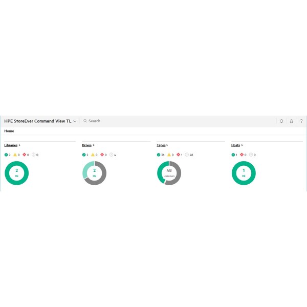 HPE StoreEver Autoloader Command View for Tape Libraries - TapeAssure Advanced E-LTU - 1 Lizenz(en)
