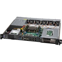 Supermicro CSE-515M-R804 - Rack - Server - Schwarz - 1U - Ventilatorausfall - HDD - Netzwerk - Status - System - 80 PLUS Platinum Certified