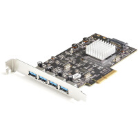 StarTech.com USB PCIe Adapter mit 4 Anschlüssen - 10...