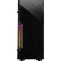 Inter-Tech B-42 RGB - Tower - PC - Schwarz - ATX - uATX -...