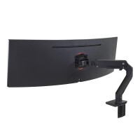Ergotron HX Series HX Monitorarm mit HD-Gelenk - Tischhalterung (matt-schwarz) - Klemme - 19,1 kg - 124,5 cm (49") - 100 x 100 mm - Höhenverstellung - Schwarz