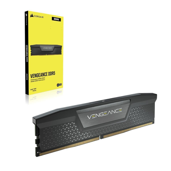 Corsair DDR5 64GB PC 6200 CL32 CORSAIR KIT (2x32GB) VENGEANCE Black retail - 64 GB