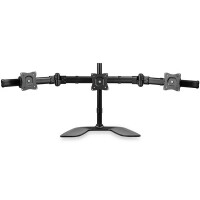 StarTech.com Dreifach Monitorhalterung - Schwenkbar - Klemme - 24 kg - 33 cm (13") - 68,6 cm (27") - 100 x 100 mm - Schwarz